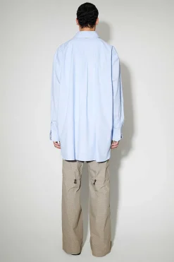 Skjorttyg|Our Legacy Popover Skjorta Azorerna Stripe Seashore Cotton