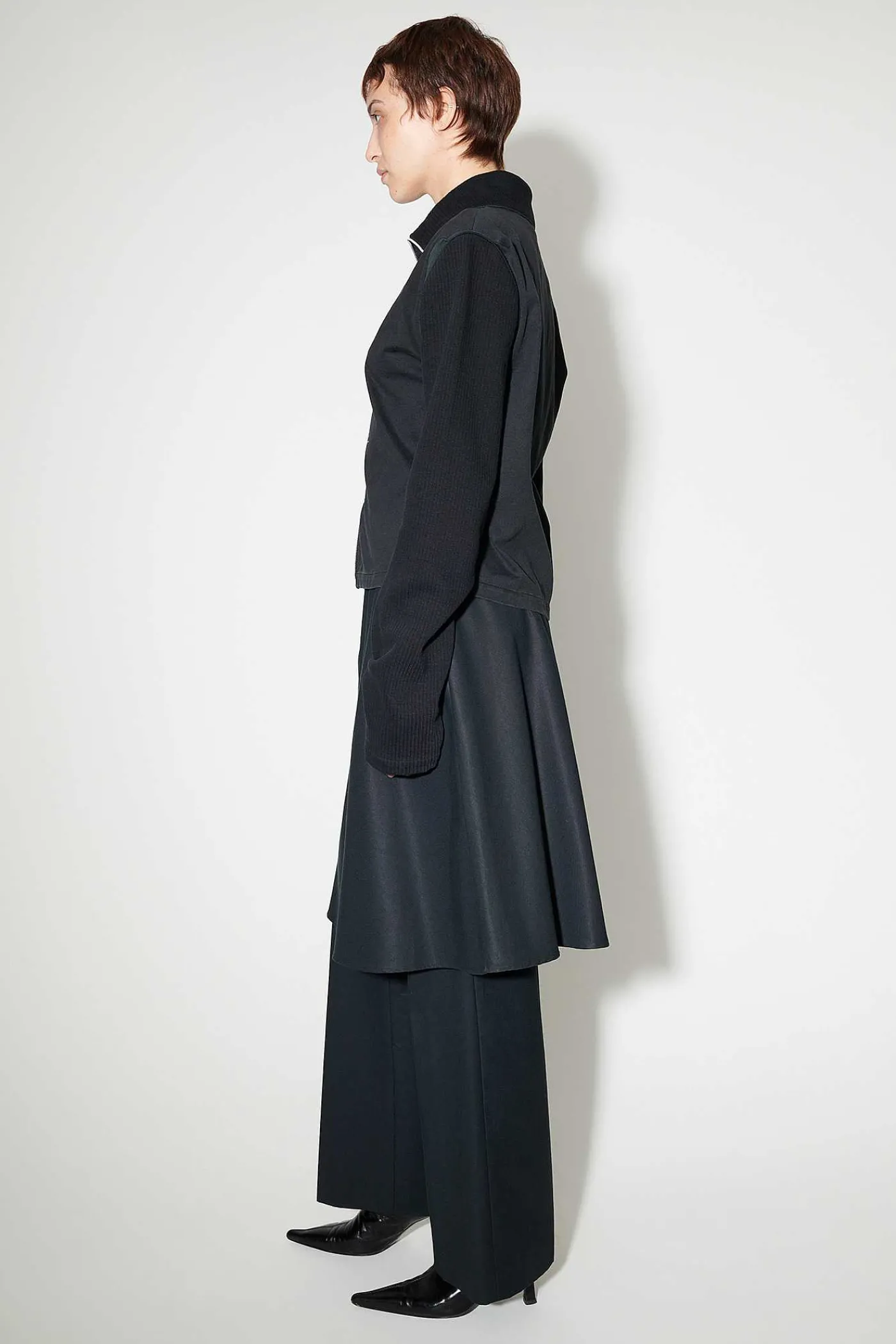 Jersey|Our Legacy Recut Hollow Zip Swing Of Pendel Print