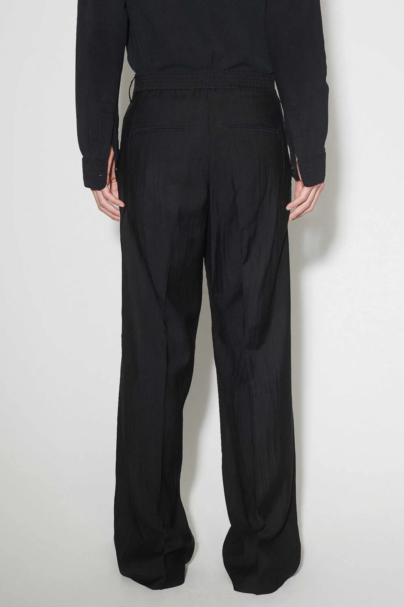 Byxor|Our Legacy Sailor Trouser Svart Erfaren Viskos