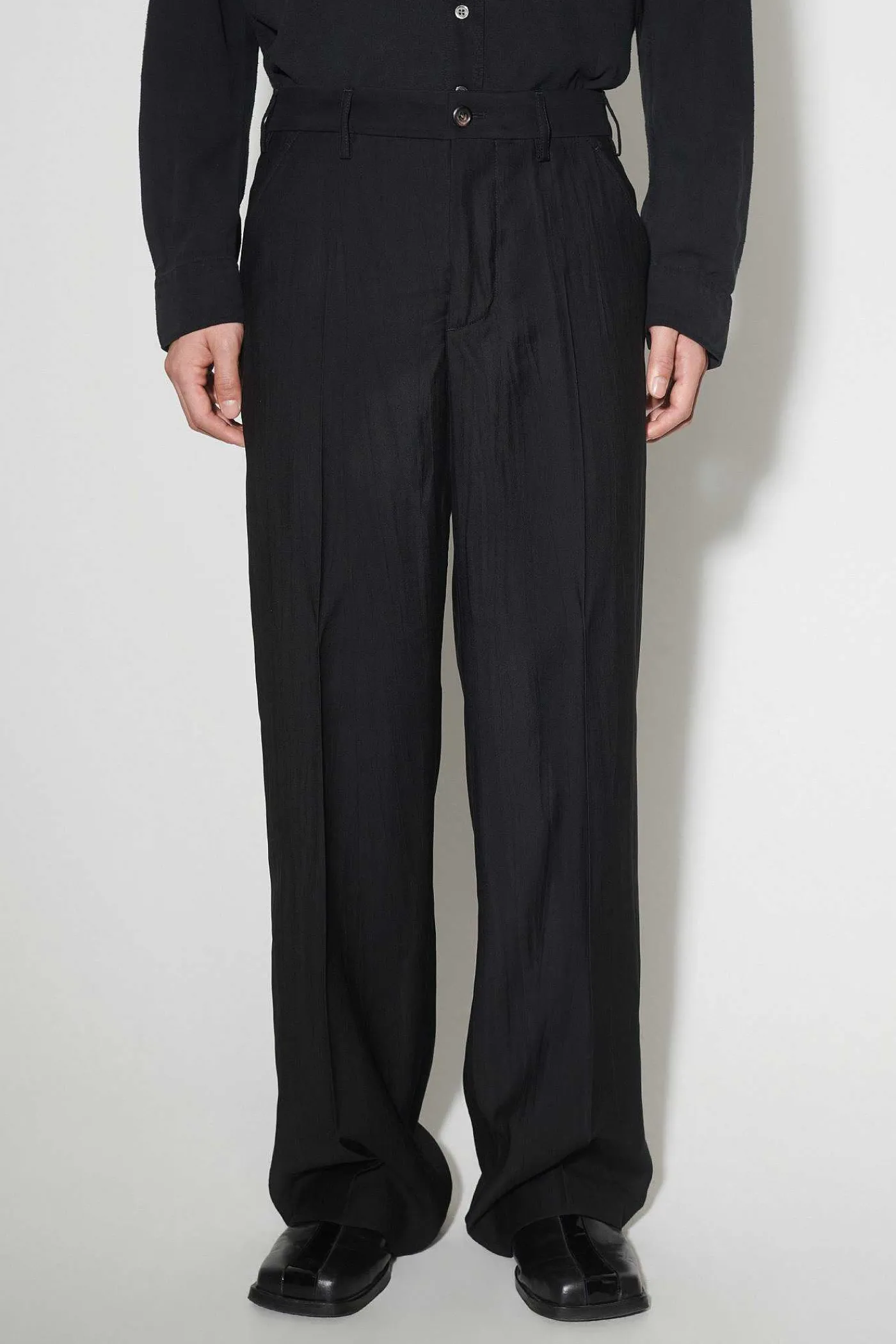 Byxor|Our Legacy Sailor Trouser Svart Erfaren Viskos