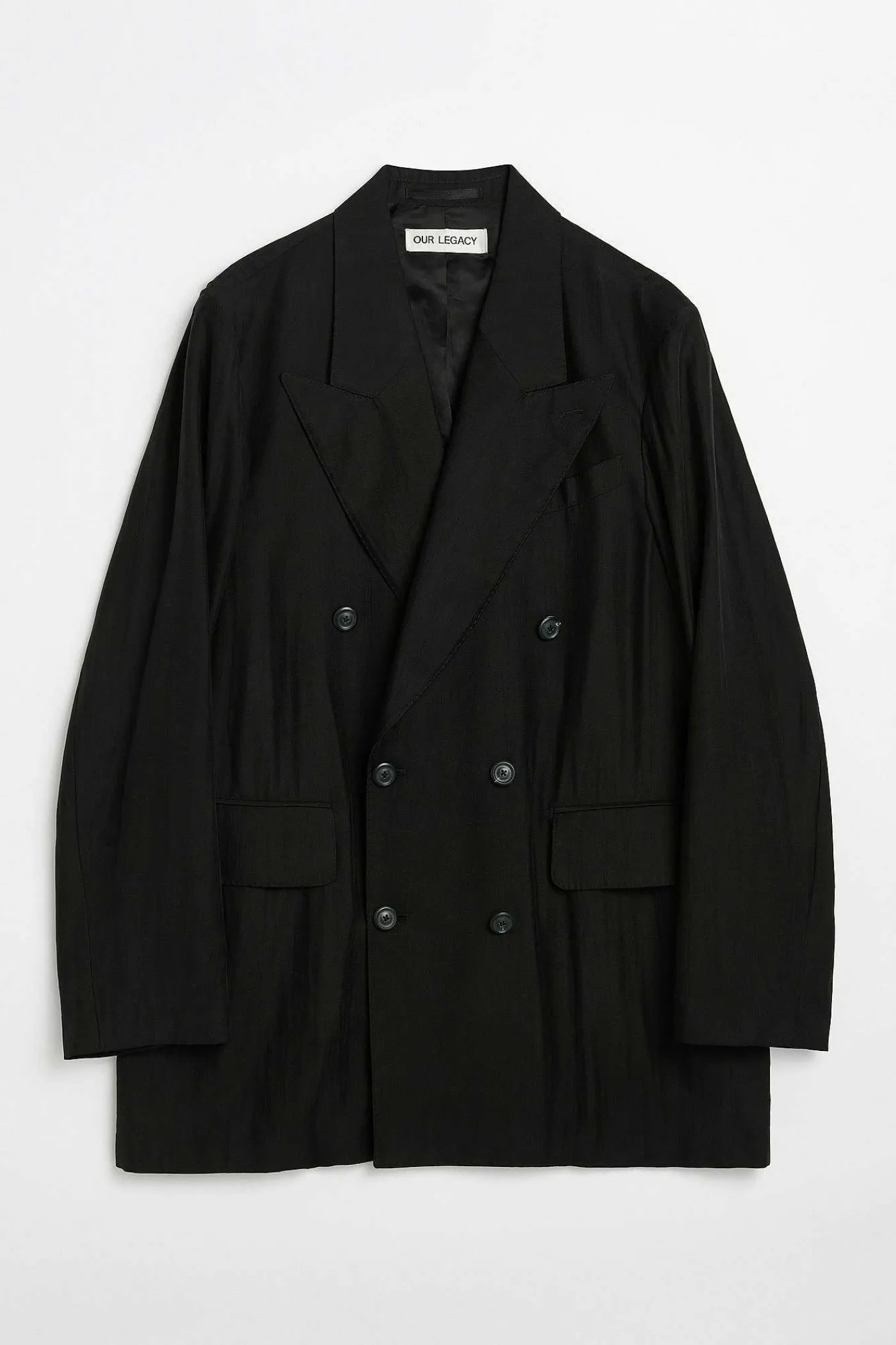 Passning|Our Legacy Sharp Db Blazer Svart Erfaren Viskos