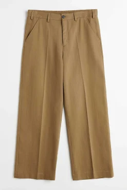 Byxor|Our Legacy Sjomansbyxa Oliv Trasig Satin