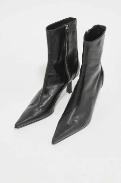 Stövlar|Our Legacy Slim Boot True Dyed Black Läder
