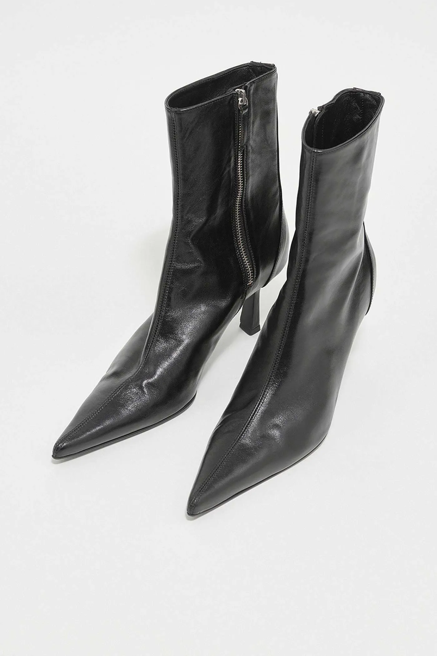 Stövlar|Our Legacy Slim Boot True Dyed Black Läder