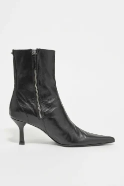Stövlar|Our Legacy Slim Boot True Dyed Black Läder