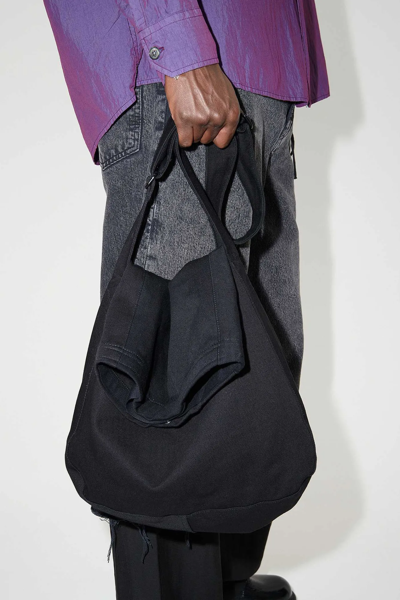 Pasar|Our Legacy Sling Bag Washed Black Denim