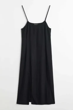 Klänningar|Our Legacy Slip Aftonklanning Sliten Black Silk Noil