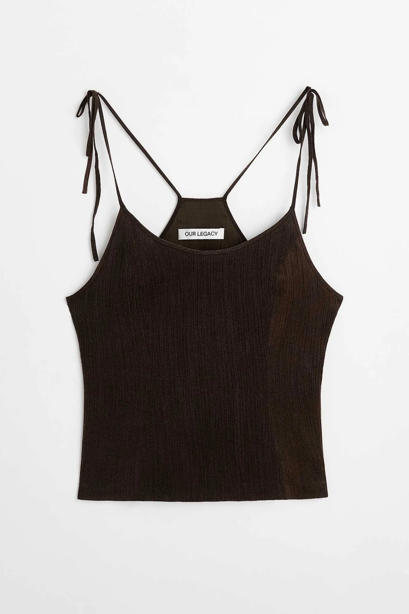 Blast|Our Legacy String Tank Plum Coated Voile