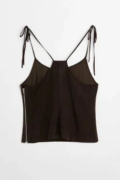 Blast|Our Legacy String Tank Plum Coated Voile