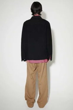 Läder|Our Legacy Svetsskjorta Lithe Black Mocka