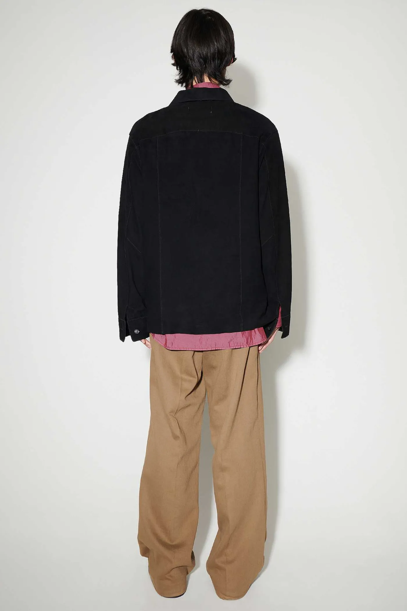 Läder|Our Legacy Svetsskjorta Lithe Black Mocka