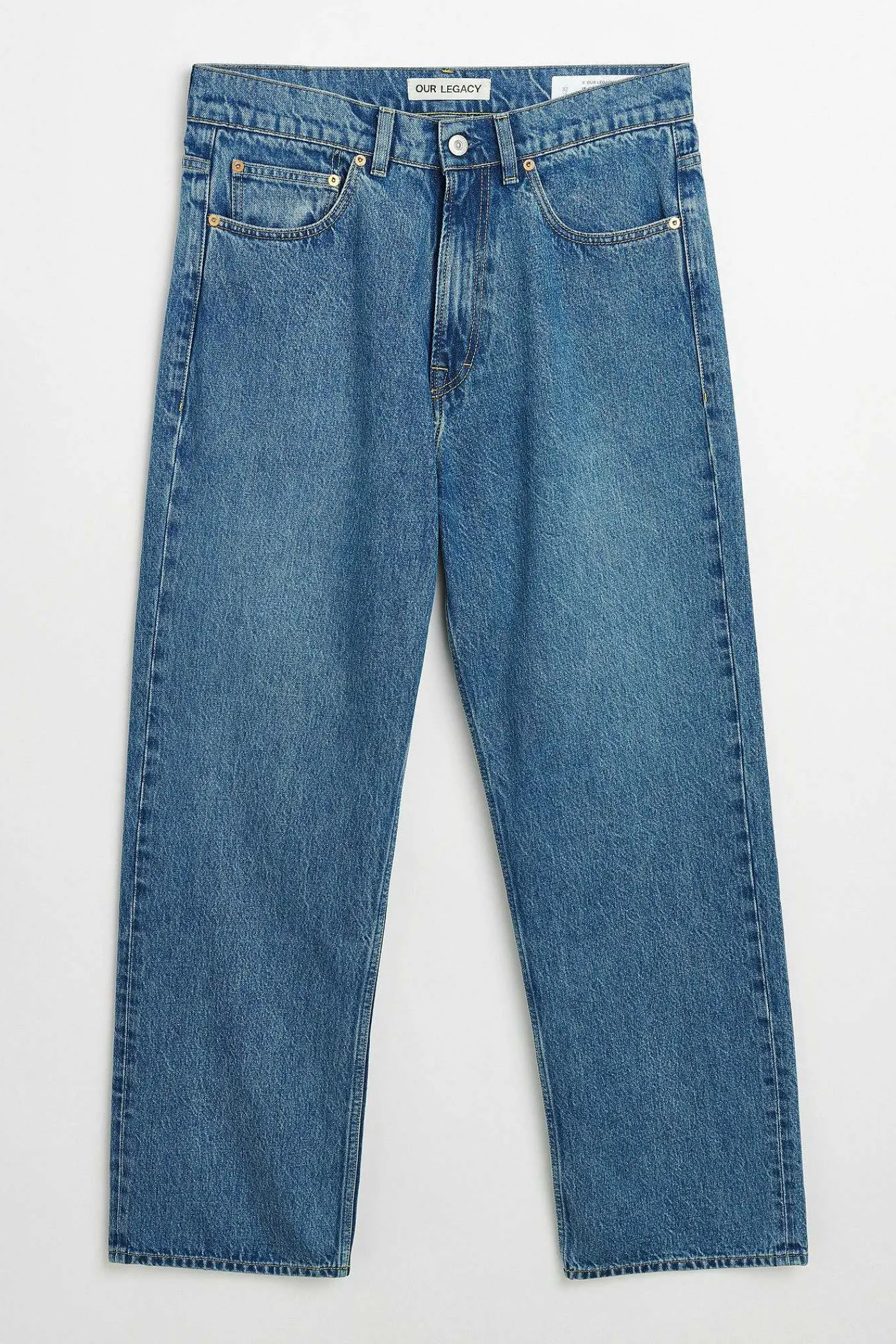 Jeans|Our Legacy Third Cut Blue Tech Wash Denim