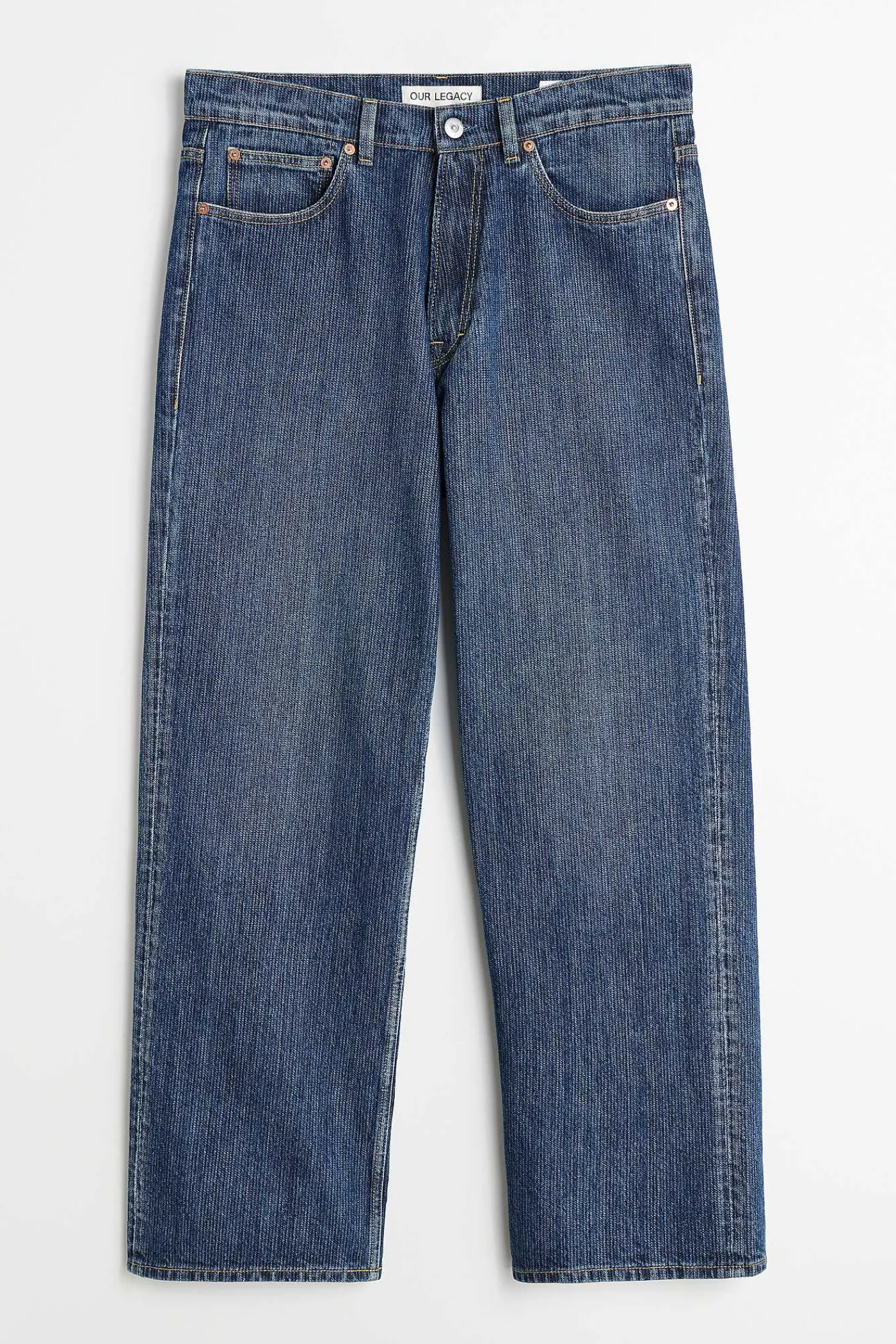 Jeans|Our Legacy Third Cut Jeans Deep Blue Chain Twill