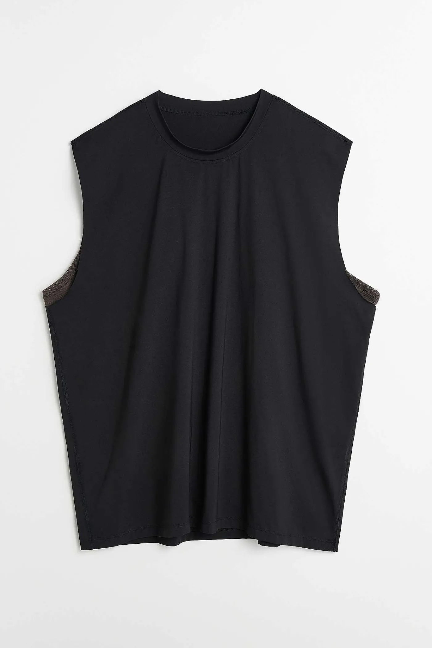 Jersey|Our Legacy Vandbar Fjadertank I Svart/Antik Choklad