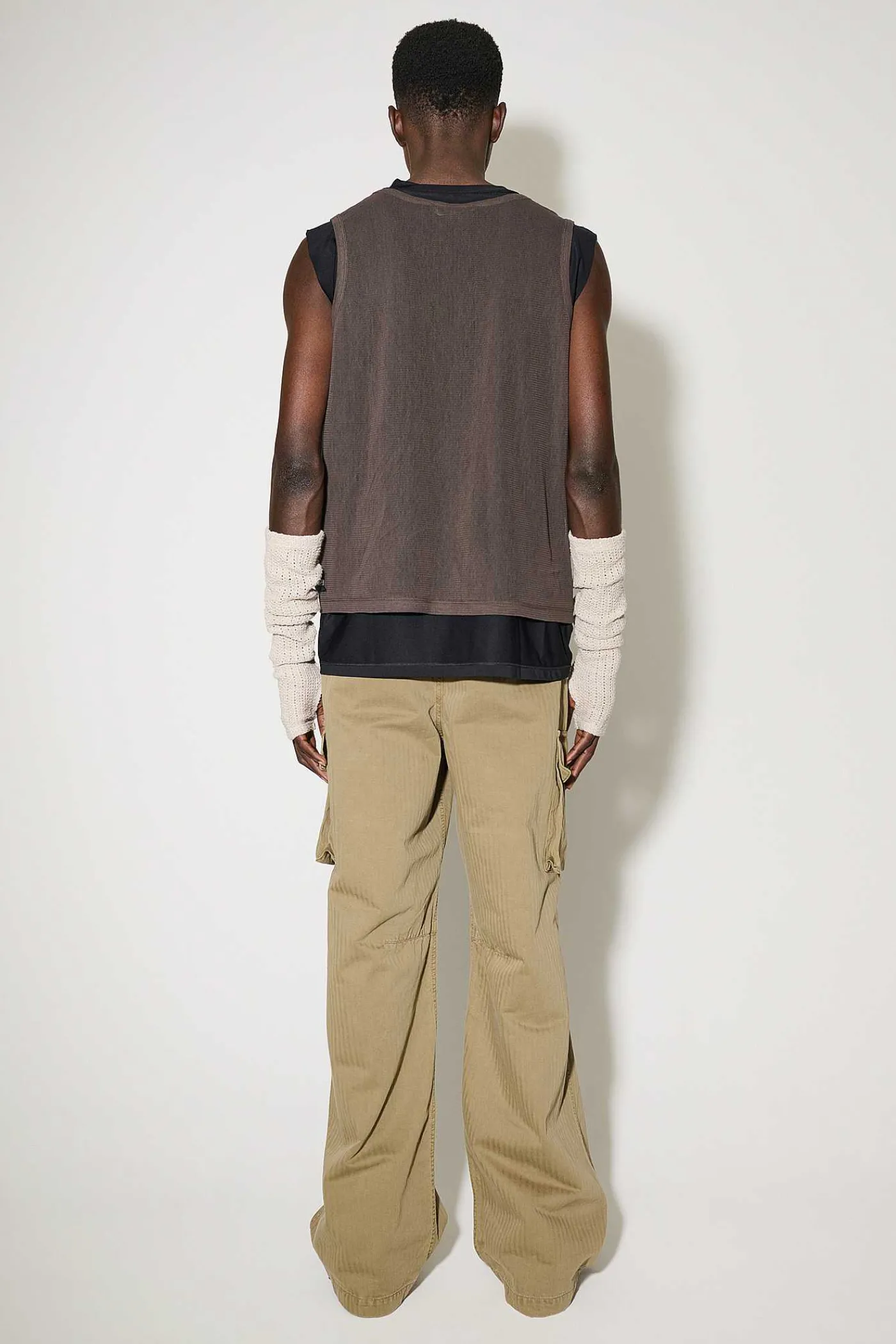 Jersey|Our Legacy Vandbar Gravity Tank Svart/Antik Choklad