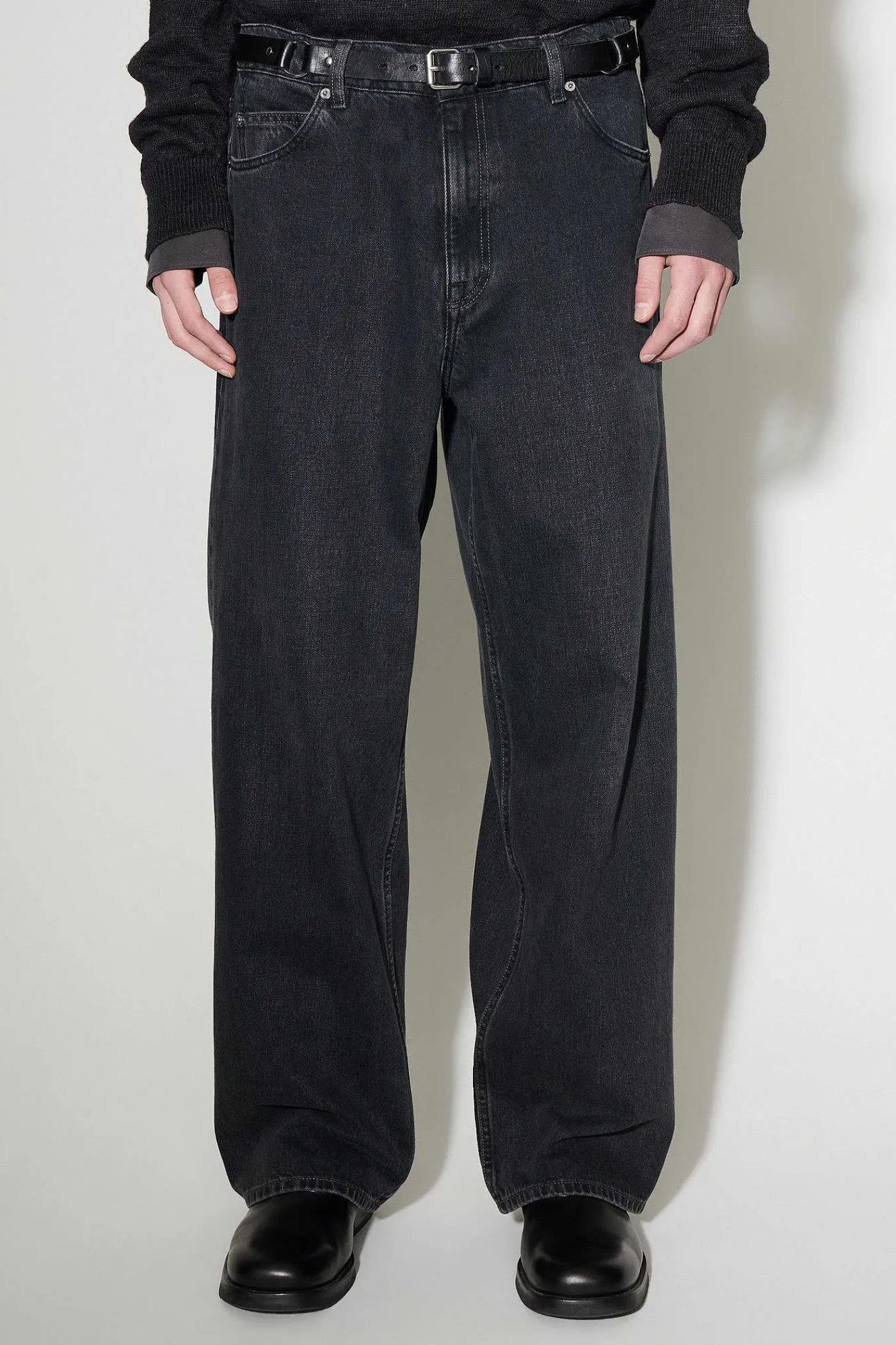 Jeans|Our Legacy Vast Cut Washed Black Denim