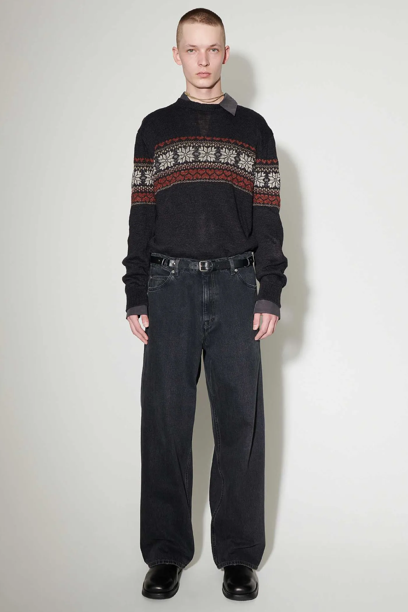 Jeans|Our Legacy Vast Cut Washed Black Denim