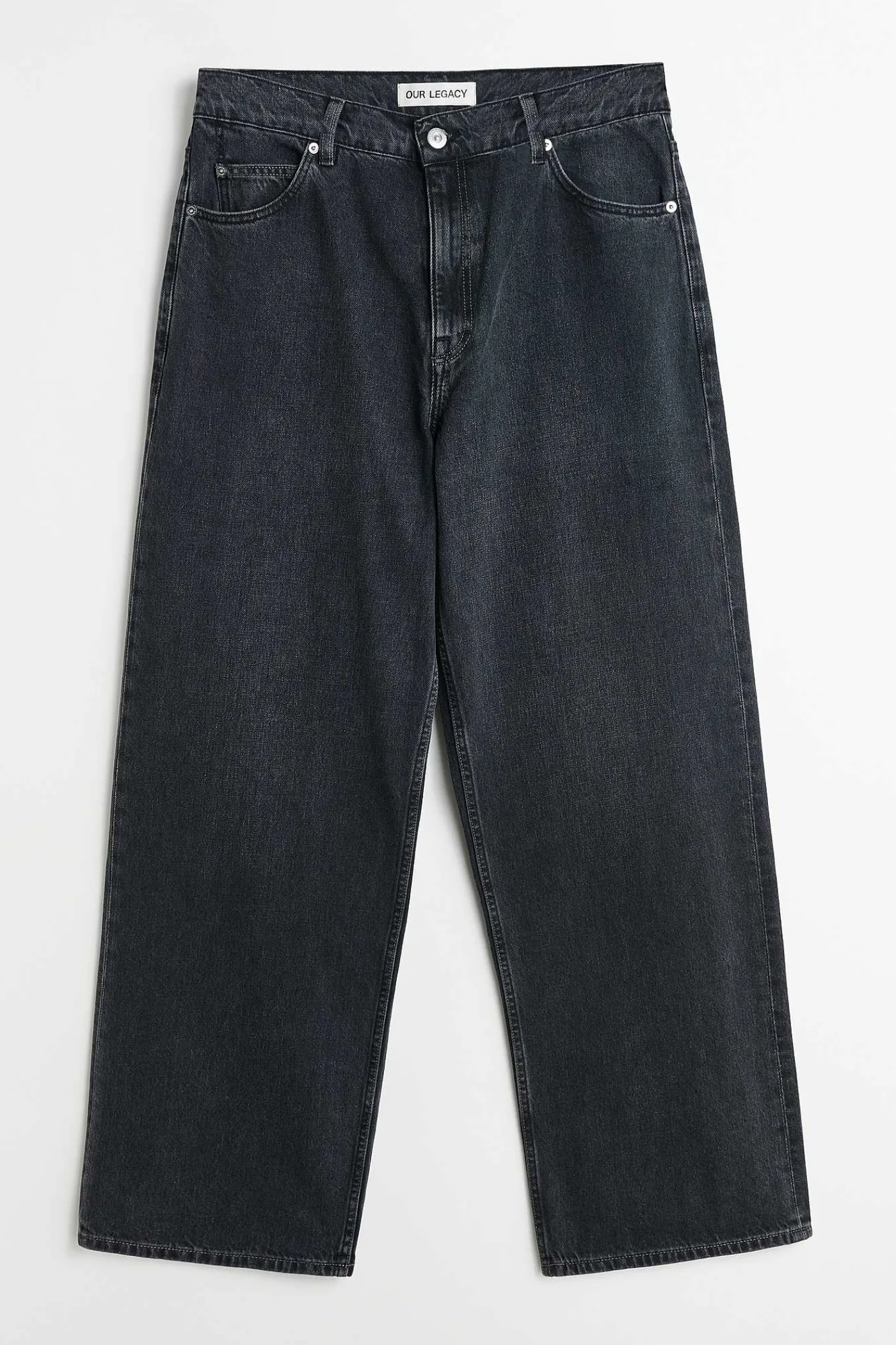 Jeans|Our Legacy Vast Cut Washed Black Denim