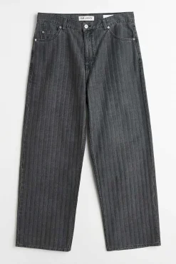 Jeans|Our Legacy Vast Cut Washed Grey Torino Stripe