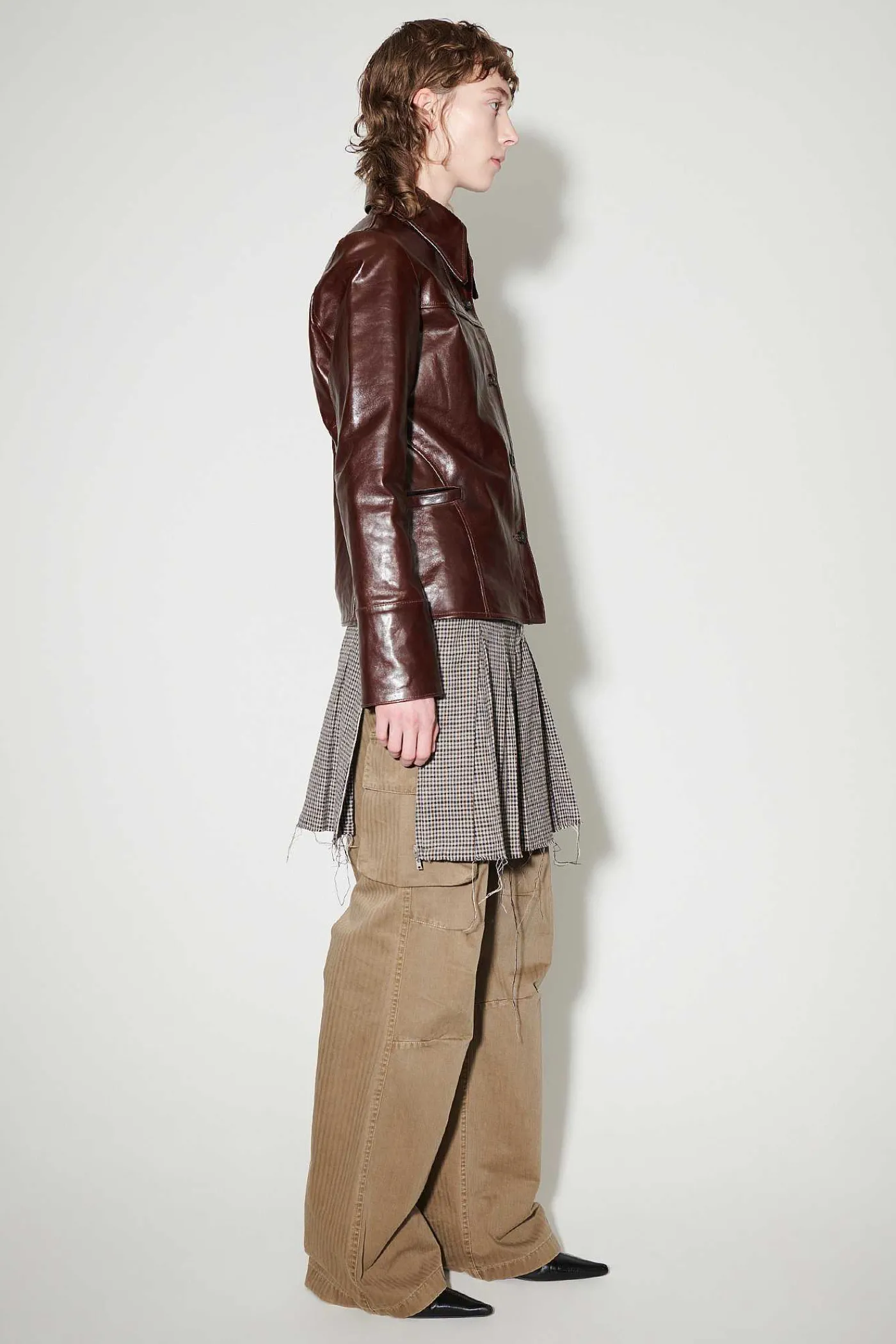 Läder|Our Legacy Verve Jacka True Dye Tuscan Brown Läder
