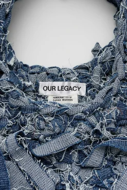 Virkade Väskor|Our Legacy Virkad Vaska Dream Blue Chain Twill