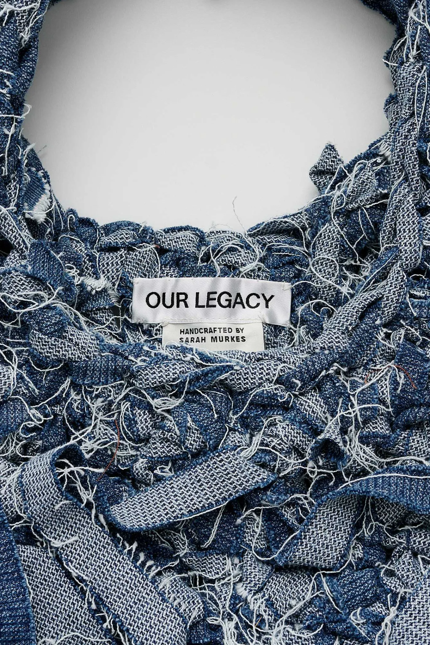 Virkade Väskor|Our Legacy Virkad Vaska Dream Blue Chain Twill