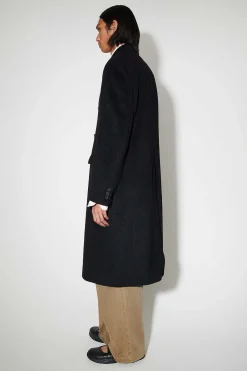 Ytterkläder|Our Legacy Whale Coat Svart Harig Ull
